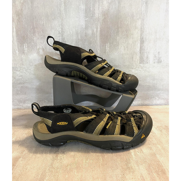 Keen Newport H2 Shoes Mens Size 9 Black Tan Waterproof Hiking Sandals Outdoor main image 7